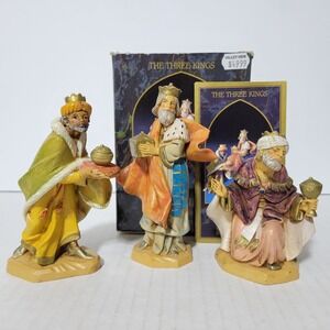 Fontanini Heirloom Nativity The Three Kings Set Wisemen Figures Vintage 5" 71515